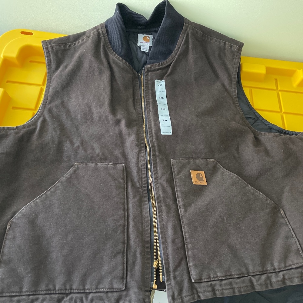 Mens 4xl Carhart vest Brn